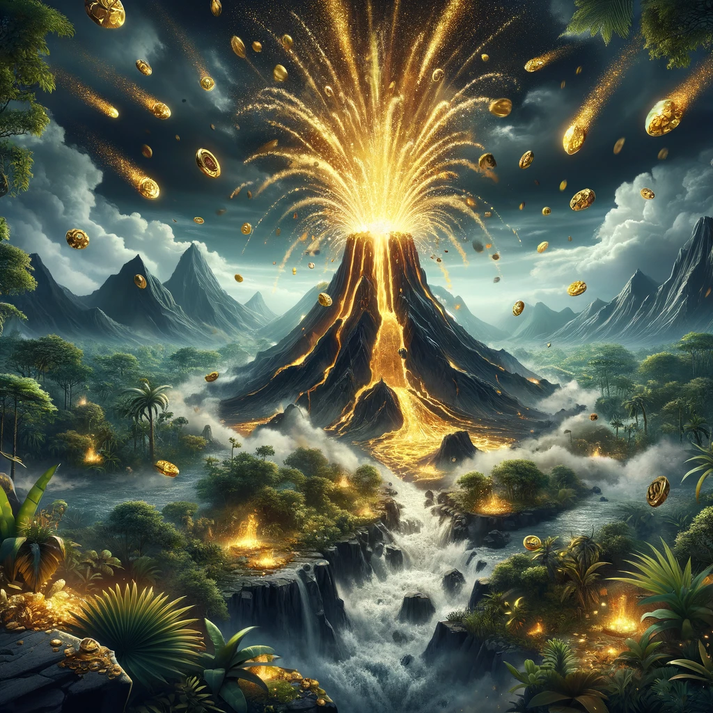 Gold Volcano Magic